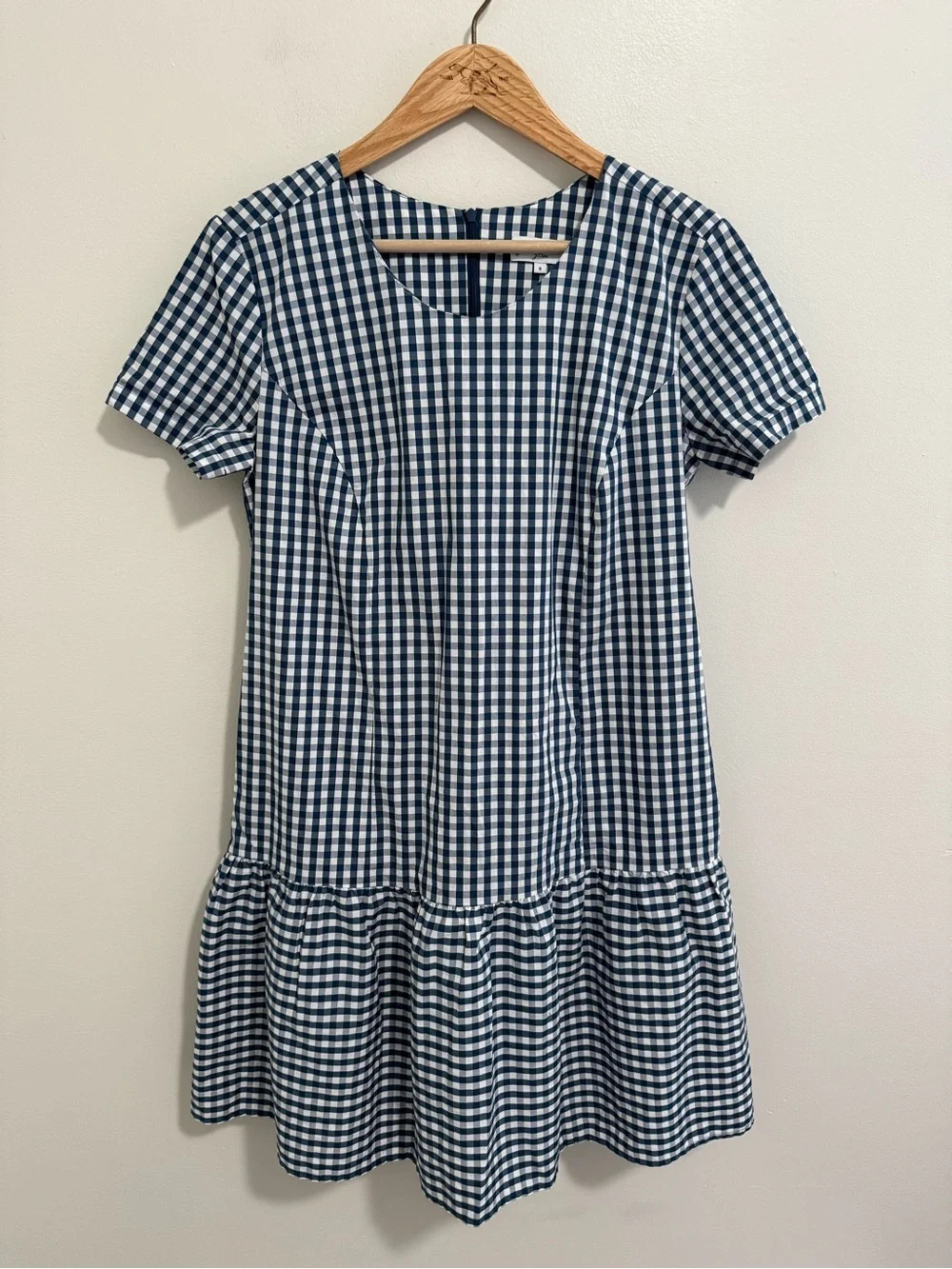 Universal Standard for J Crew Gingham Dress